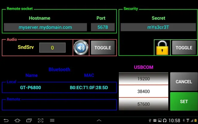 Pocket RXTX android App screenshot 7